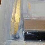 Framed abstract painting