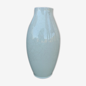 Vase faïence écru