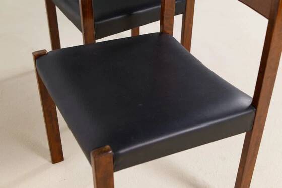 6x Alfred Hendrickx dining chairs for Belform, 1960s, Belgium