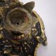 bronze or brass candle holder, cellar level