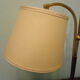 Reclining table lamp by Koch & Lowy for OMI, brass, metal, fabric - Germany - 60s/70s