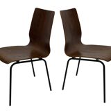 Vintage Friso Kramer for Auping 'Euroika' plywood dining chair, The Netherlands 1960's