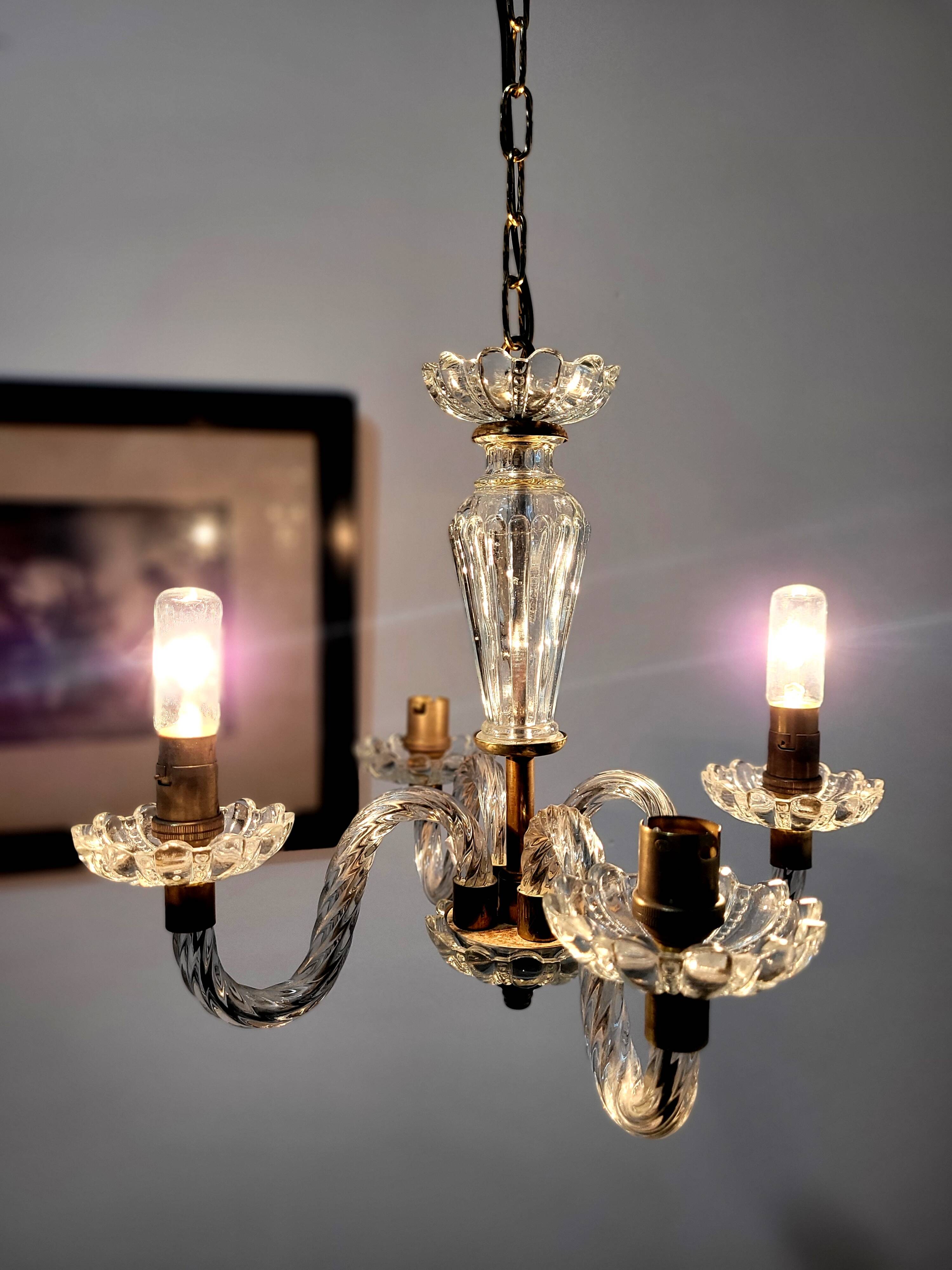 Murano style chandelier