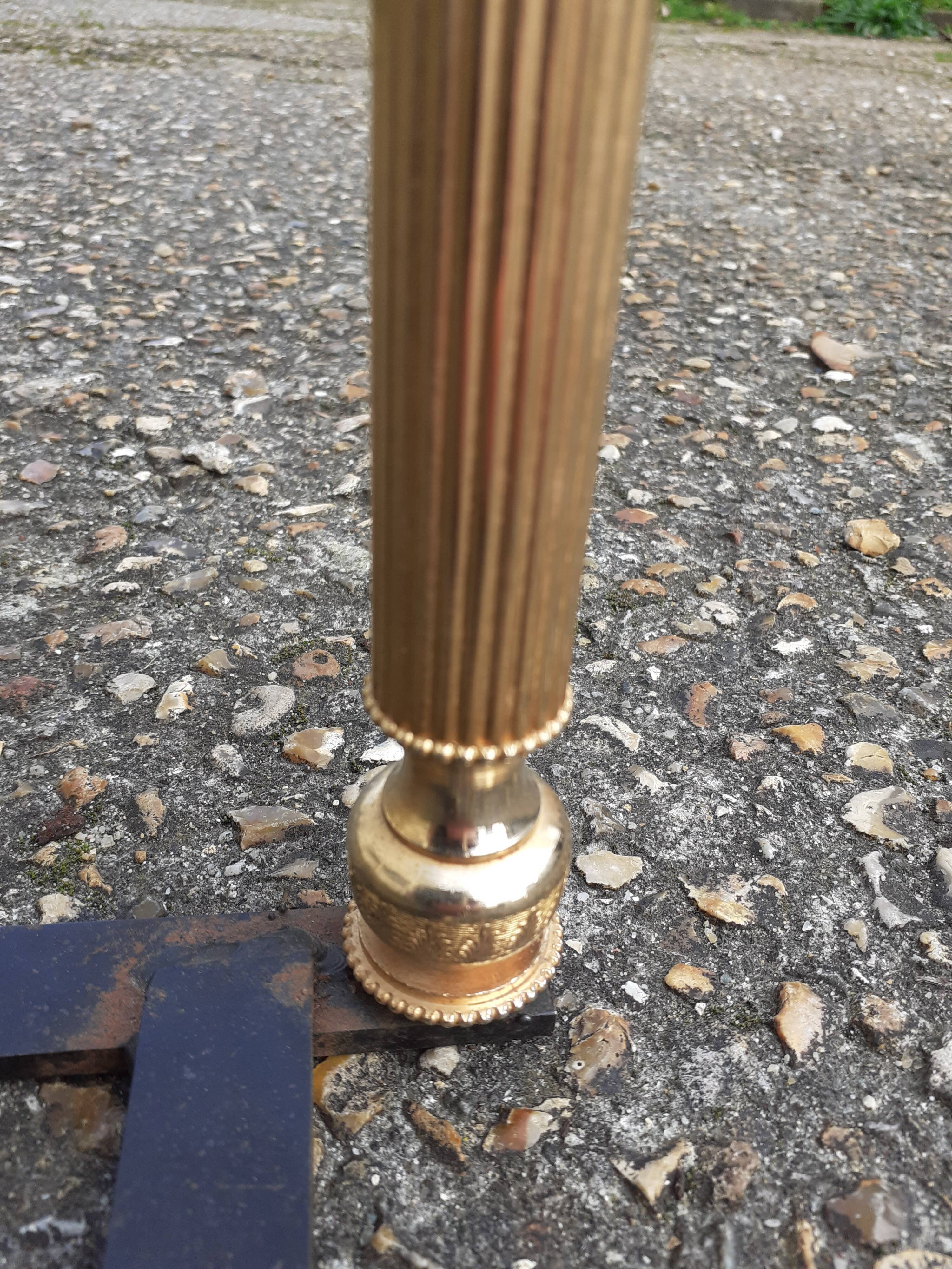 Marble coffee table and gold metal style louis XVI vintage xxeme