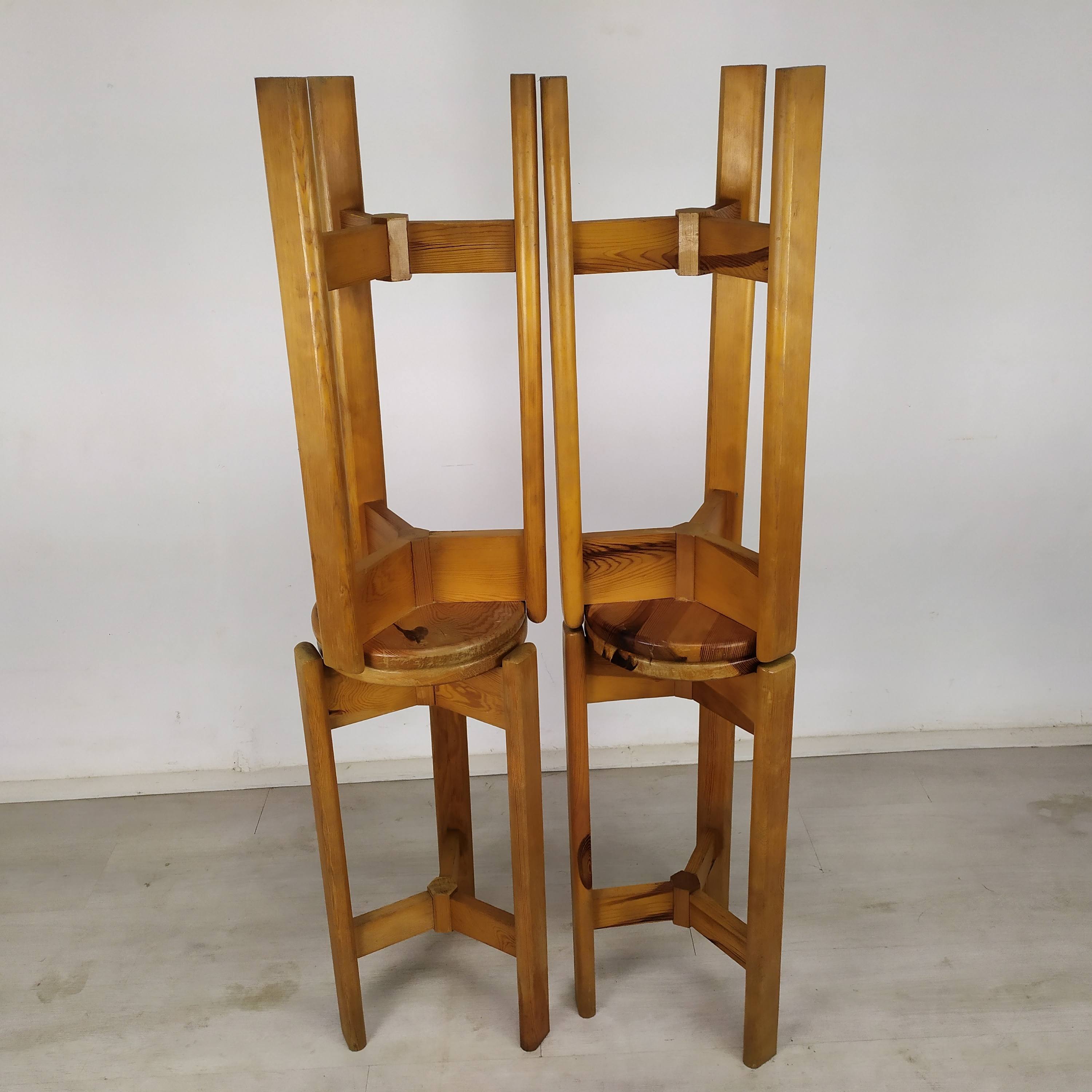 Vintage chalet bar stools