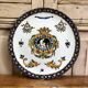 Lentil plate dish Gien Renaissance white background XIX