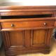 Solid cherry TV stand made in France