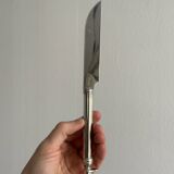 Stainless steel foie gras knife, duck decor handle