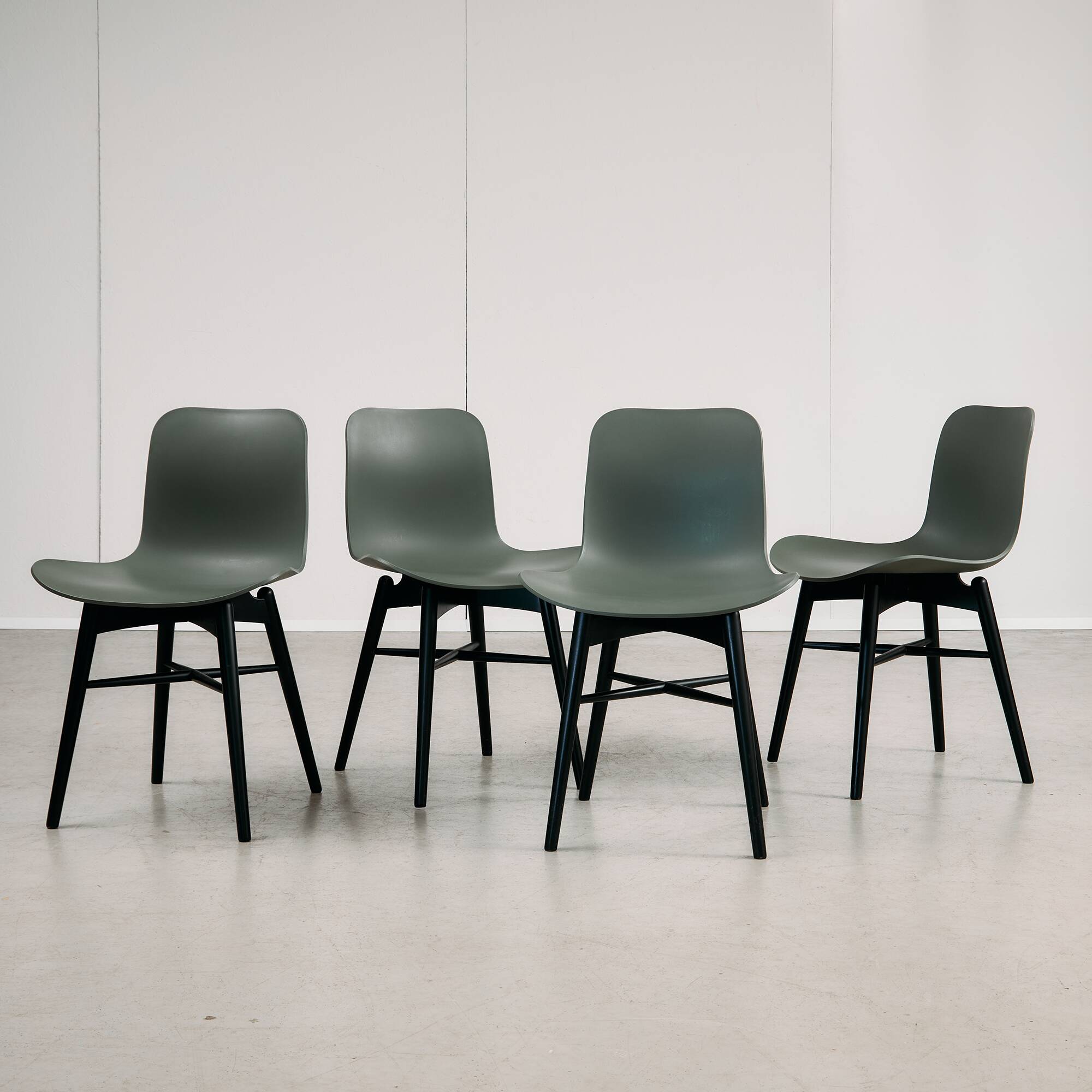 Set of Four 'Langue' Dining Chairs by Rune Krøjgaard and Knut Bendik Humlevik for NORR11, 2011