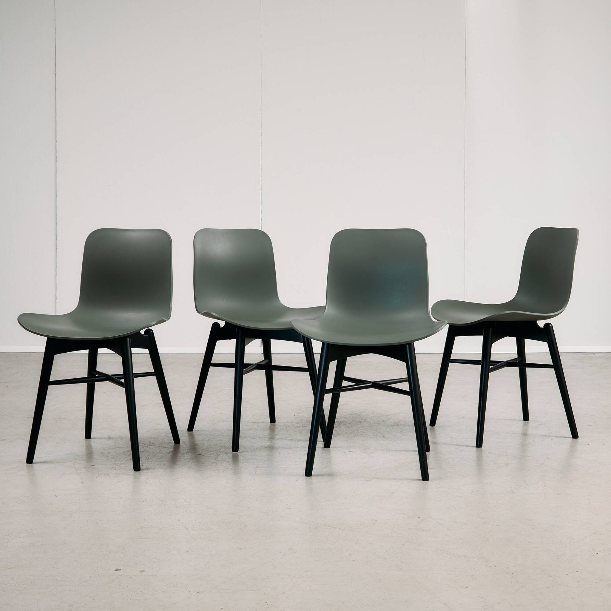 Set of Four 'Langue' Dining Chairs by Rune Krøjgaard and Knut Bendik Humlevik for NORR11, 2011