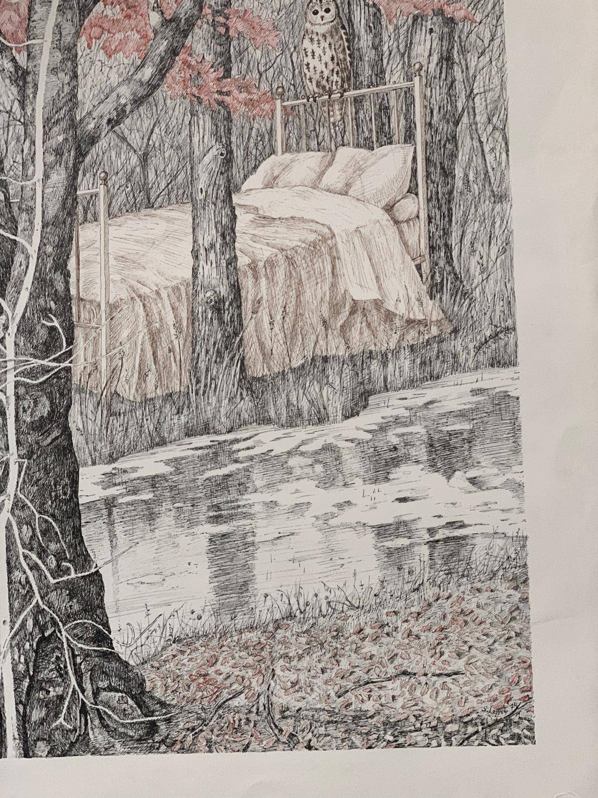 Lithograph - Stanislao Lepri - 1974