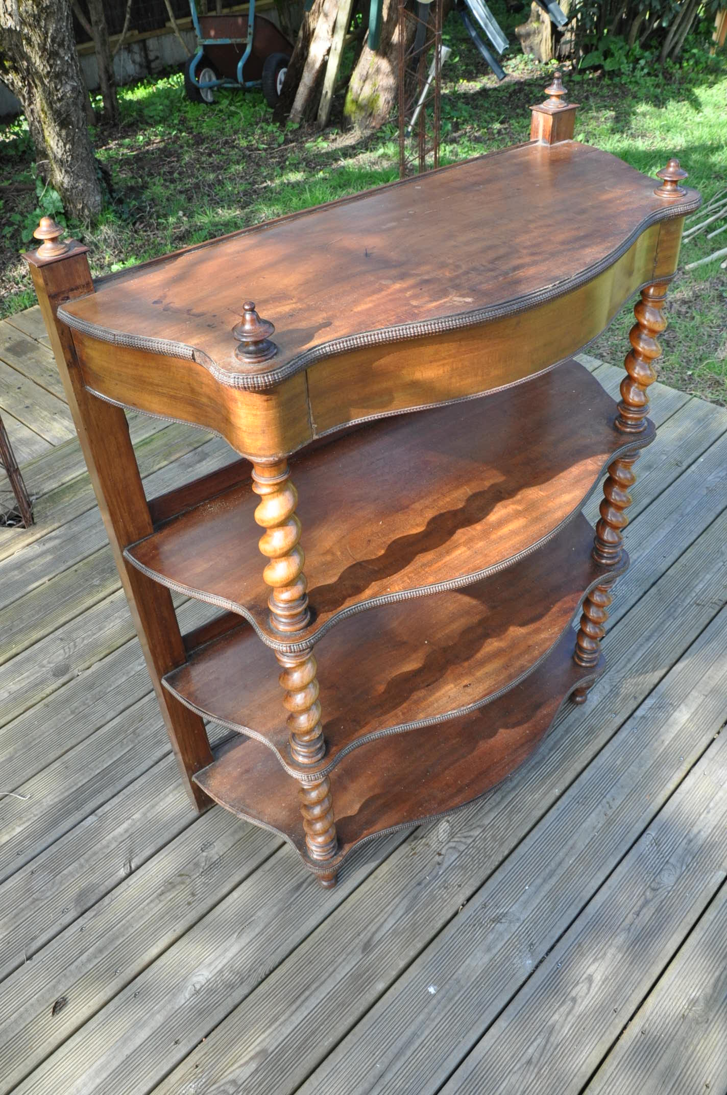 Mahogany console