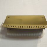 Scandinavian wall lamp in golden brass