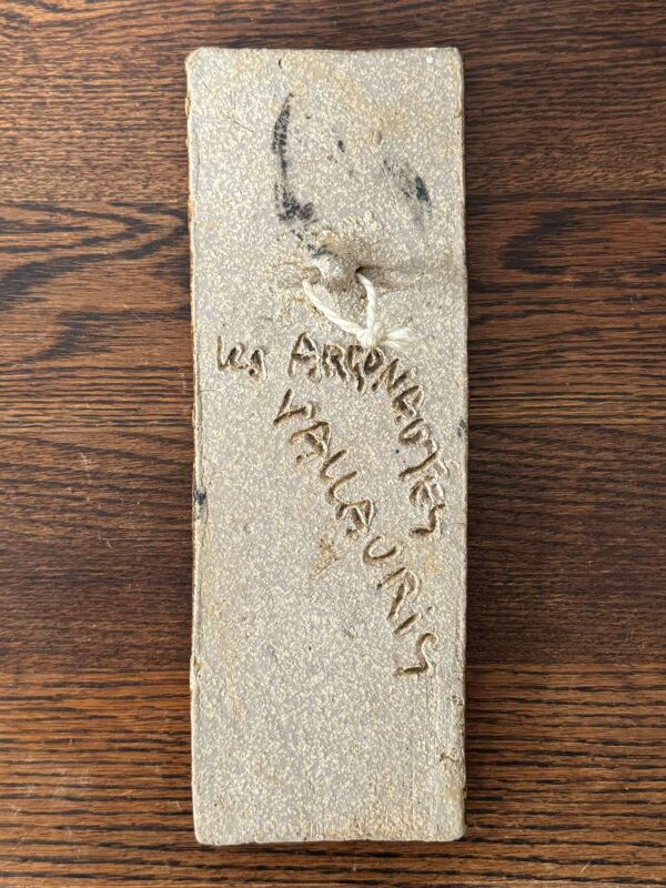 Plaque en céramique par Les argonautes, Vallauris, 1960