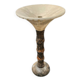 Pegasan Alabaster table lamp / chalice lamp / Spain - 70's