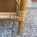 Vintage rattan shelf