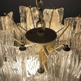 Murano glass chandelier "Eliche" by Venini, Italy, 1960s