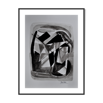 The mountaine abstract landscape