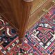 Louis XVI commode in mahogany with a marble top from the 1950s.