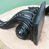 Pair of plaster wall brackets