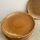 7 dessert plates in stoneware