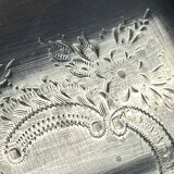 Antique silver biscuit box with silver plating by James Deakin & Sons, 1890s.