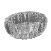 Oblong crystal salt dish