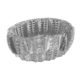 Oblong crystal salt dish