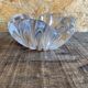 Vintage twisted crystal ashtray in the style of daum #d956