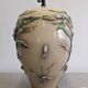 XL lamp base in earthenware from Maison Chaumette, France circa 1980.