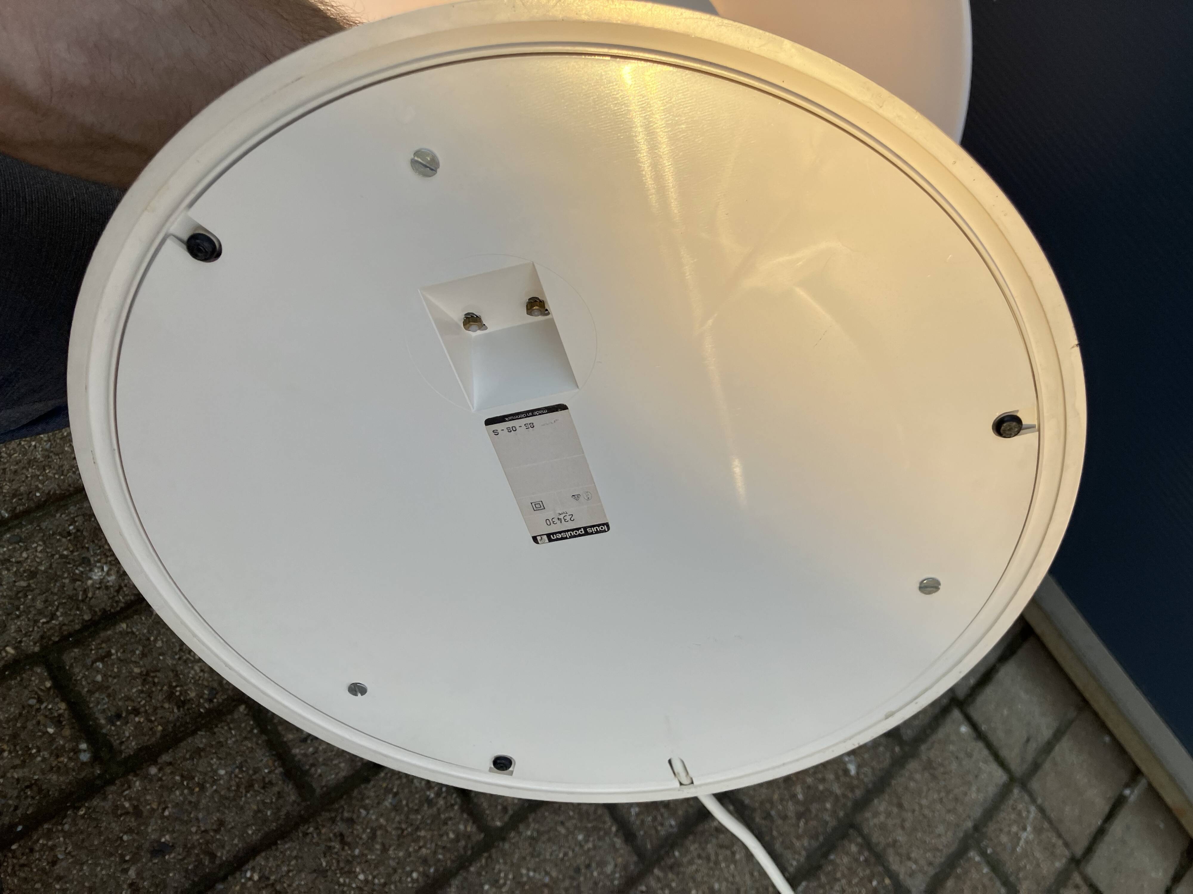 Vintage large table lamp 70cm Panthella Louis Poulsen Verner Panton