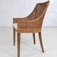 Chaises en Rotin et Bois, France, Set de 6
