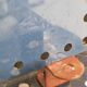 Meccano dump truck from the 50s, original parts, authentic patina, 30 cm