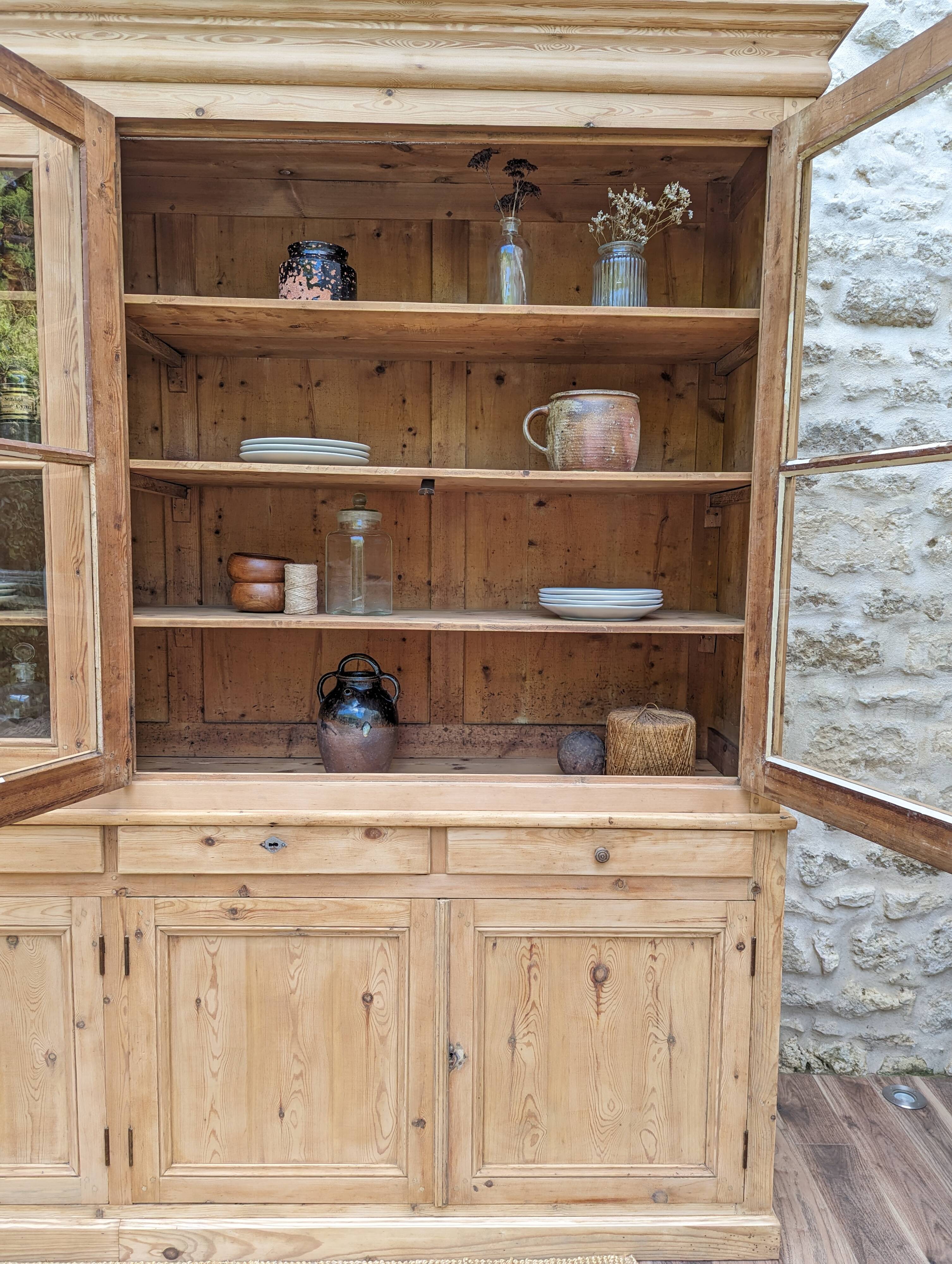 Old glazed furniture