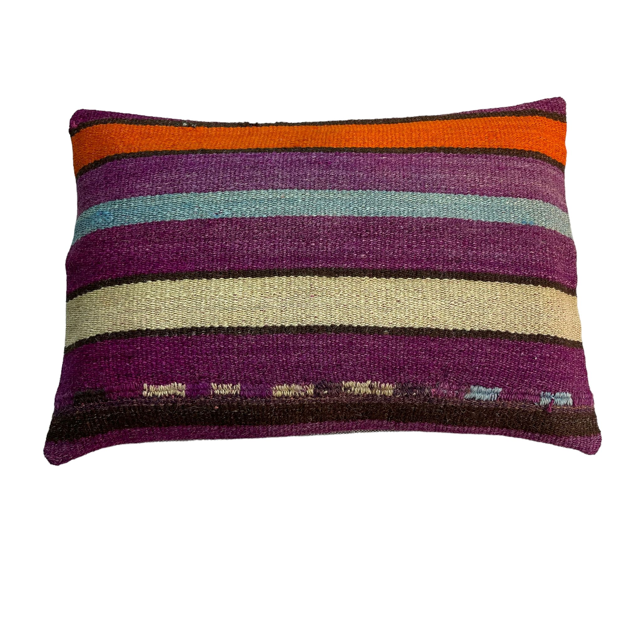 Housse de coussin vintage turque faite à la main 30 x 50 cm