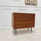 Teak chest of drawers