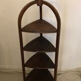 Shelf on feet or servant dumb wooden tripod