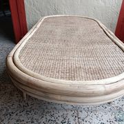Renovated rattan coffee table