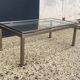 Glass coffee table