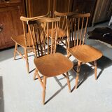 Set of 4 Baumann bistro chairs, Tacoma model
