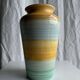 90s vase green, yellow, blue