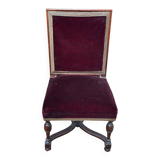 English chair in mahogany, X-shaped legs – 19th century