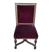 Chaise anglaise en acajou, piètement en X – XIXe siècle