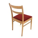 Set of 4 Scandinavian oak chairs, Sweden, 1960