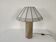 Lampe vintage verre et métal, années 70