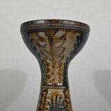Vase en Grès de Sel, signé J-C. Courjault pour Keraluc Quimper - 1960