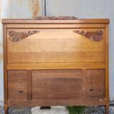 1930s headboard in solid oak