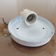 Ceiling lamp in opaline and lacquered metal 60s 70s