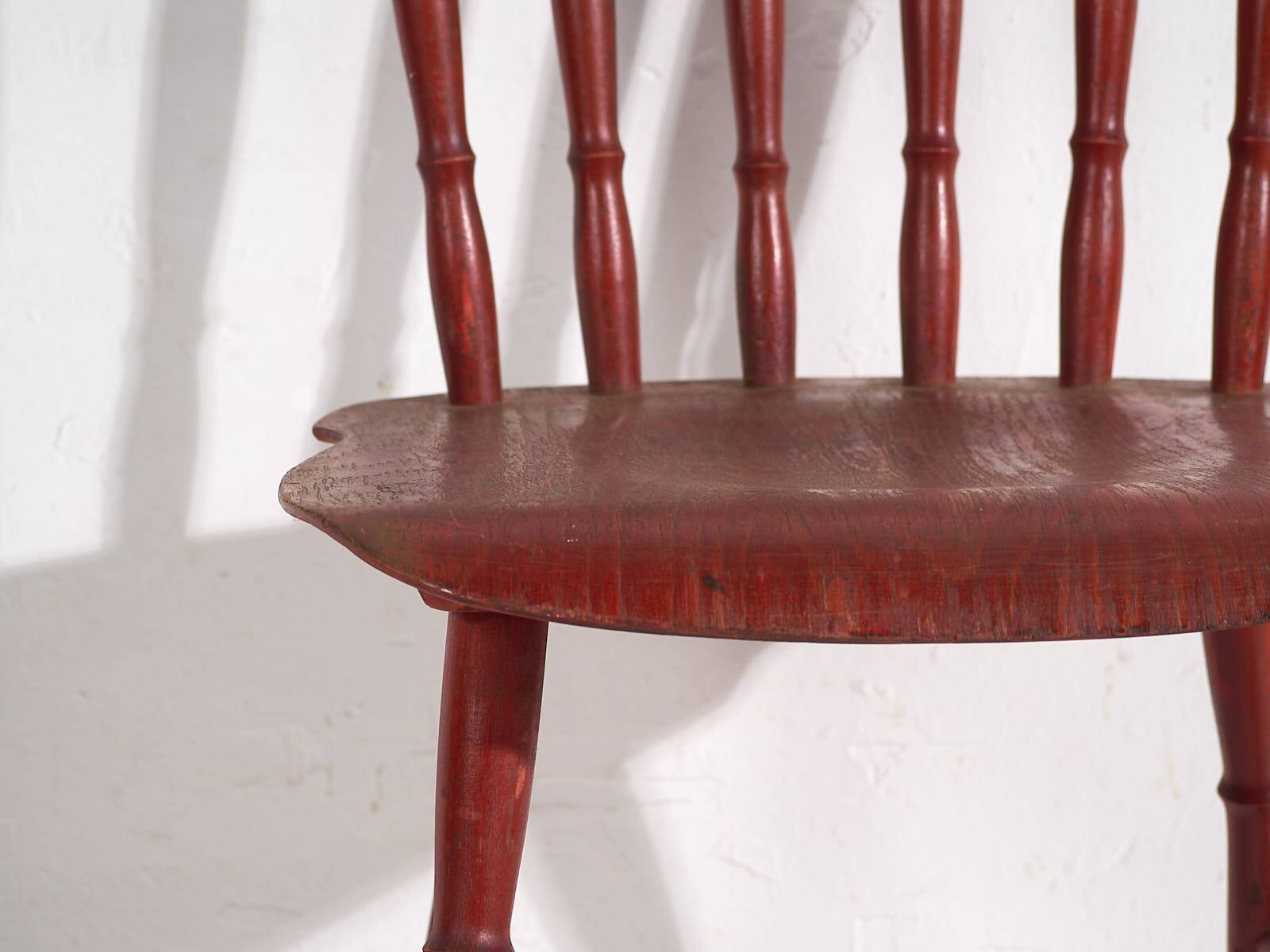 Antique red Windsor style chair (c.1920)