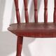 Antique red Windsor style chair (c.1920)